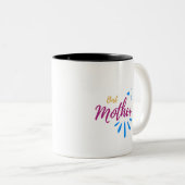 BESTE MUTTER-TASSE FÜR MUTTER ZWEIFARBIGE TASSE (VorderseiteRechts)