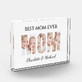 Beste Mutter überhaupt 3 Fotos Buchstaben Ausschne (Links)