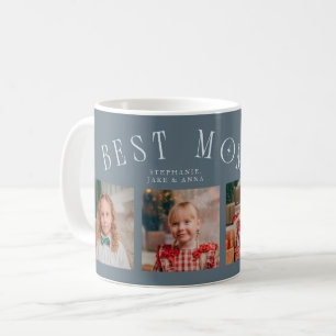 Beste Mutter überhaupt 4-Foto Schieferblau Muttert Kaffeetasse