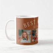 Beste Mutter überhaupt 4-Foto Terrakotta Muttertag Kaffeetasse (Links)