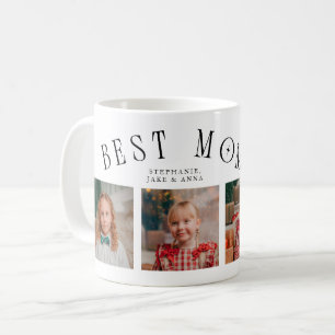 Beste Mutter überhaupt 4-Foto Weiße Muttertag  Kaffeetasse