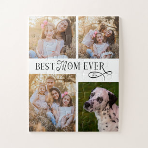 Beste Mutter überhaupt 4 Fotos Muttertagsgeschenke Puzzle