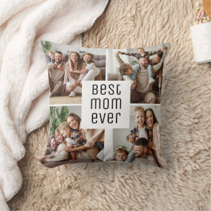 Beste Mutter überhaupt 5 Foto-Collage Muttertag We Kissen