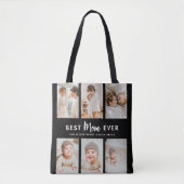 Beste Mutter überhaupt 6 Foto-Collage Personalisie Tasche (Vorderseite)