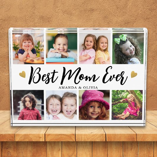 Beste Mutter überhaupt 8 Bilder Collage Herz Erinn Fotoblock