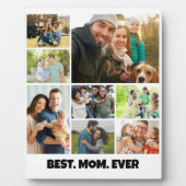 Beste Mutter überhaupt – 8-Foto-Collage-Rahmenvorl Fotoplatte (Vorderseite)