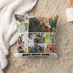 Beste Mutter überhaupt – 8-Foto-Collage-Rahmenvorl Kissen