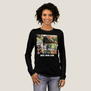 Beste Mutter überhaupt – 8-Foto-Collage-Rahmenvorl Tri-Blend Shirt