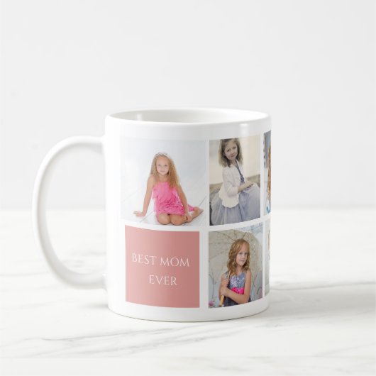 Beste Mutter überhaupt 8 Foto-Kaffeetasse Kaffeetasse (Links)