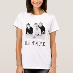 Beste Mutter überhaupt, Benutzerfoto Schwarz-Weiß T-Shirt