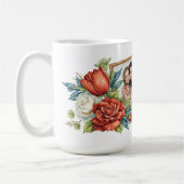 Beste Mutter überhaupt Blumen & Foto Muttertag  Kaffeetasse (Links)