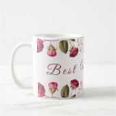 Beste Mutter überhaupt Blumen-Kaffeetasse Kaffeetasse (Links)