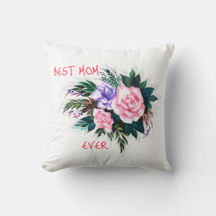 Beste Mutter überhaupt Blumen Kissen
