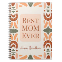 Beste Mutter überhaupt Boho personalisiertes Notiz