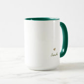 Beste Mutter überhaupt Botanischer Name Typografie Tasse (VorderseiteRechts)