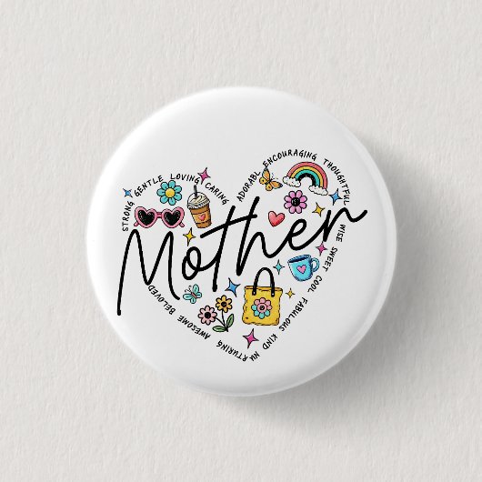 Beste Mutter überhaupt  Button (Vorderseite)