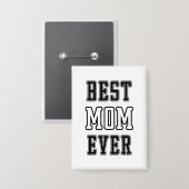 Beste Mutter überhaupt Button (Vorderseite/Rückseite)