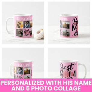 Beste Mutter überhaupt Design Foto-Collage  Kaffeetasse