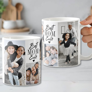 Beste Mutter überhaupt einfache 6-Foto-Collage Kaffeetasse