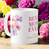 Beste Mutter überhaupt Elegante Blumen Blumen Mutt Kaffeetasse