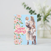 Beste Mutter überhaupt Feiertagskarte (Stehend Vorderseite)