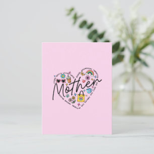 Beste Mutter überhaupt Feiertagspostkarte