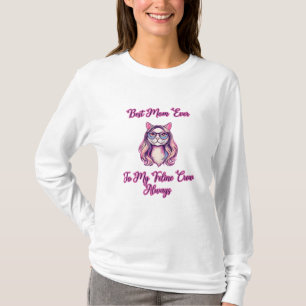 Beste Mutter überhaupt Feline Crew Katzenliebhaber T-Shirt