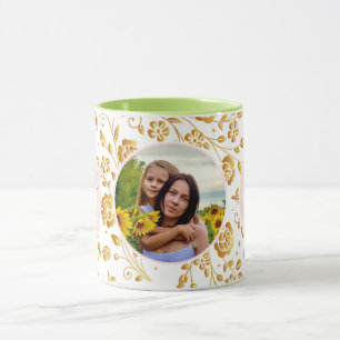 Beste Mutter überhaupt Florales Foto Muttertag Tasse