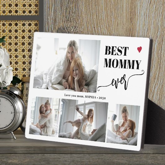 Beste Mutter überhaupt Foto-Collage Andenken Fotoplatte