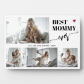 Beste Mutter überhaupt Foto-Collage Andenken Fotoplatte (Vorderseite)