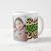 Beste Mutter überhaupt Foto Muttertag Jumbo-Tasse (Vorderseite Rechts)