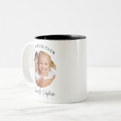 Beste Mutter überhaupt Foto Muttertag Zweifarbige Tasse (Vorderseite Links)