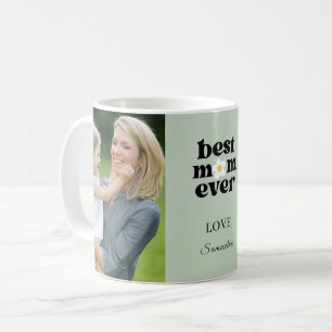 Beste Mutter überhaupt Foto Sage Grün Muttertag Kaffeetasse