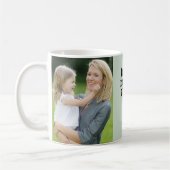 Beste Mutter überhaupt Foto Sage Grün Muttertag Kaffeetasse (Links)