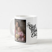 Beste Mutter überhaupt funkelnde Sterne 2 Foto-And Kaffeetasse (Vorderseite Links)