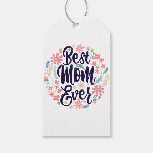 Beste Mutter überhaupt Geschenkanhänger (Vorderseite)