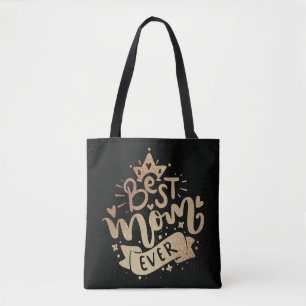 Beste Mutter überhaupt Gold Glitter Zitat Mutterta Tasche