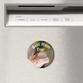 Beste Mutter überhaupt Grashüpfer auf Azaleenblüte Magnet (In Situ (Geschirrspüler))