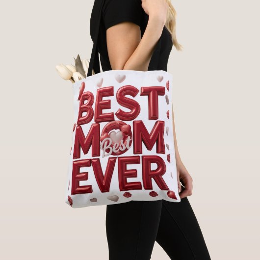 Beste Mutter überhaupt Herz-Design | Romantischer Tasche (Von Nahem)