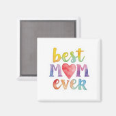 Beste Mutter überhaupt, individuell zugeschnittene Magnet (Vorderseite/Rückseite)