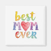 Beste Mutter überhaupt, individuell zugeschnittene Magnet (Vorne)
