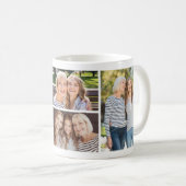 Beste Mutter überhaupt, individuelle Fotocollage z Kaffeetasse (VorderseiteRechts)