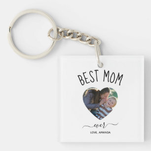 Beste Mutter überhaupt, individuelles Fotogeschenk Schlüsselanhänger