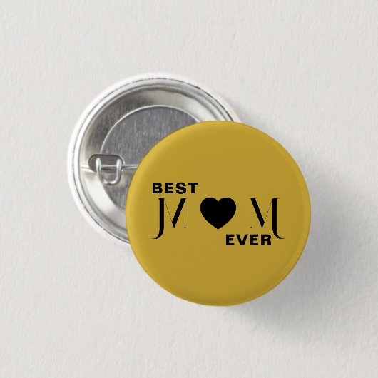 Beste Mutter überhaupt Inspirations-Button-Geschen Button (Vorne & Hinten)