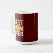 Beste Mutter überhaupt Kaffeetasse (Vorderseite Links)