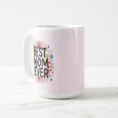 Beste Mutter überhaupt Kaffeetasse (Vorderseite Links)