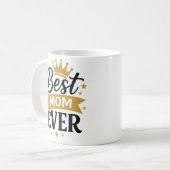 Beste Mutter überhaupt Kaffeetasse (Vorderseite Links)