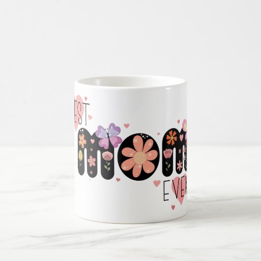 Beste Mutter überhaupt Kaffeetasse (Mittel)