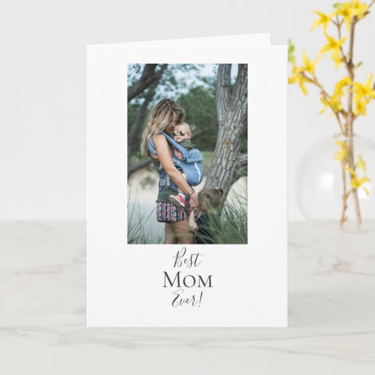 Beste Mutter überhaupt! Karte (Gelbe Blume)