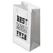 Beste Mutter überhaupt Kleine Geschenktüte (Vorderseite Schrägansicht)